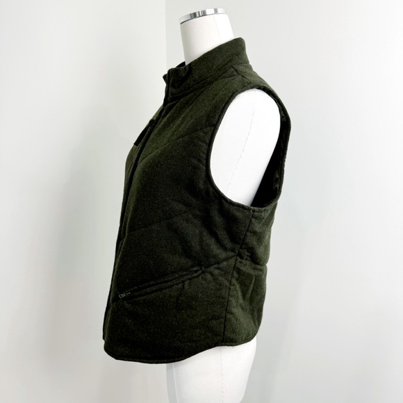 Vintage - Gap - Green Wool Zip Up Vest - Pockets - Women’s M/L - Picture 5 of 11